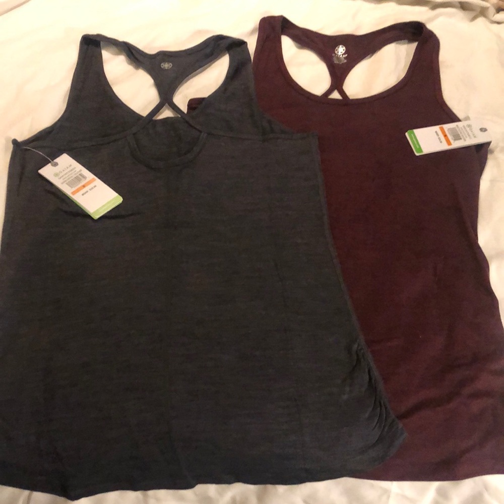 2 - GAIAM NWT JENNA MARLES TANKS
